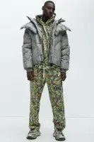 Camouflage Hoodie Long Sleeve Polyester Cotton with Skinny Flare Sweatpants(Camouflage,S)