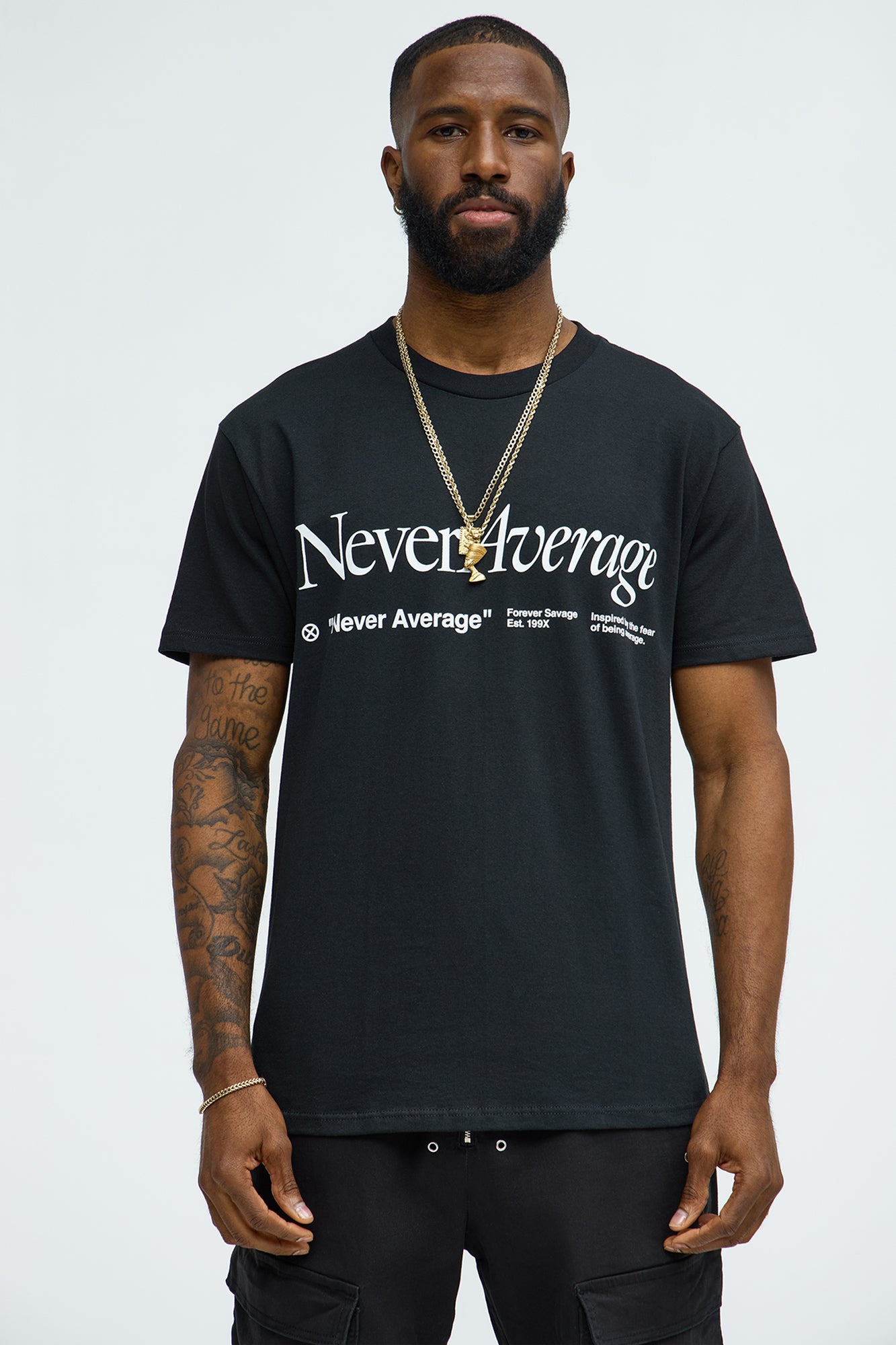 Crew Neck Short Sleeve Screen-Printed 100% Cotton T-Shirt
