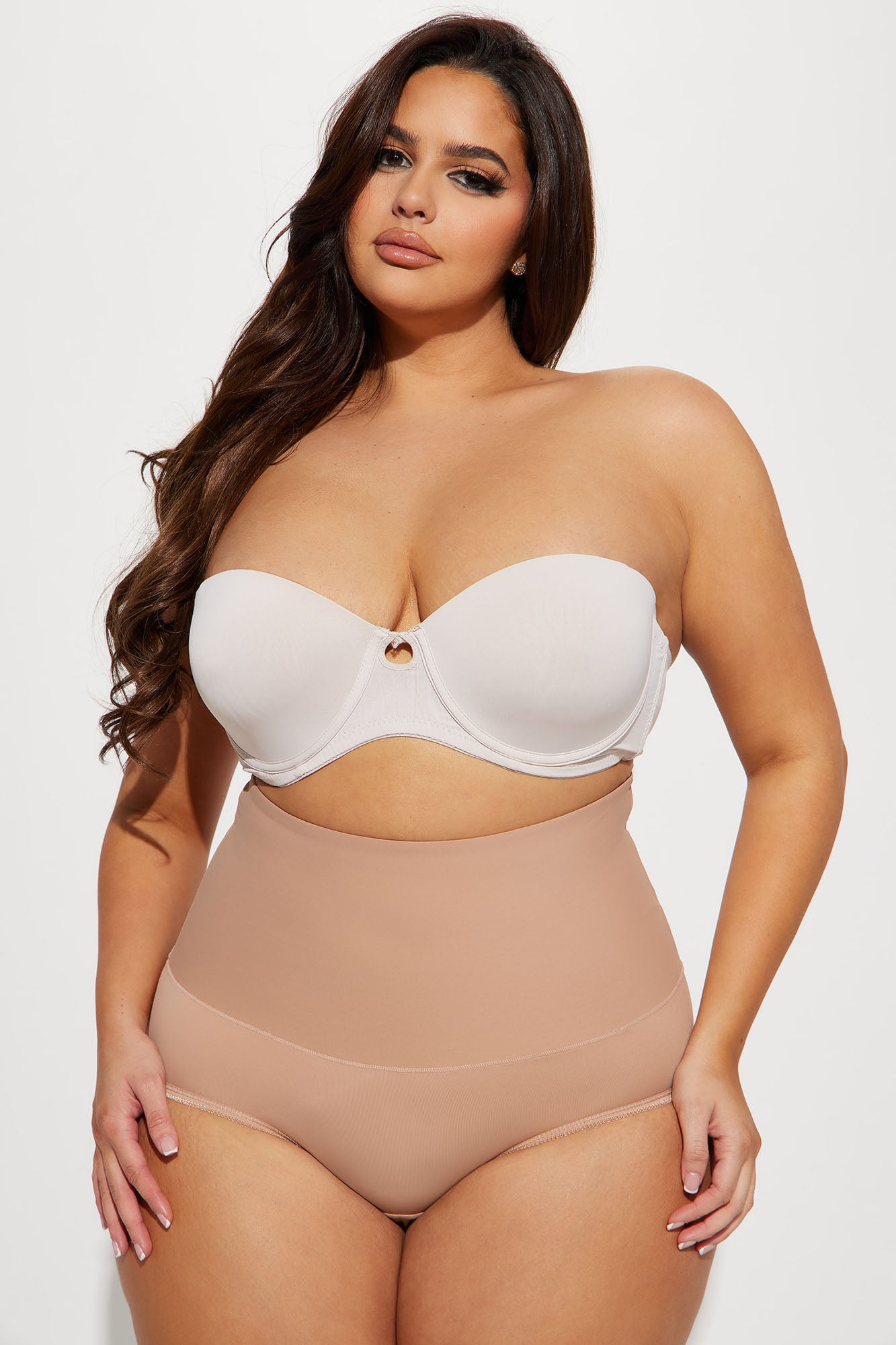 2-Piece Lace Trim Underwire Bra Set with Adjustable Straps & Matching Panty