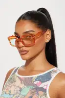 Orange Square Plastic Frame