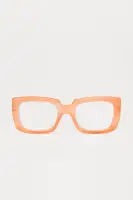 Pink Square Glasses with Blue Light Lens(Pink,OS)