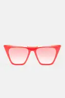 Red Cat Eye Plastic Frame(Red,OS)