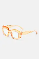 Orange Square Plastic Frame(Orange,OS)