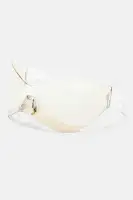 Rimless Clear Lens Shield Frame Glasses – Stylish and Functional Eyewear(Clear,OS)