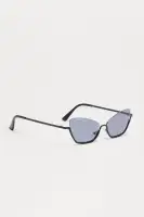Black Cat Eye Sunglasses(Black,OS)