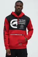 Drawstring Hoodie Long Sleeve Printed Polyester Imported