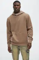 Heather Grey 100% Cotton Full Zip Long Sleeve Jacket