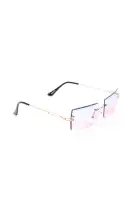 Yellow & Blue Combo Square Sunglasses - Metal Frame, Colored Lens, Nose Pads(Blue/combo,OS)