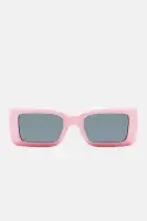 Heart Shape Bow Detail Imported Compact Mirror(Pink,OS)
