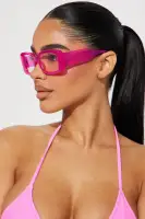 Product Title: Pink Square Plastic Frame