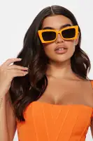Stylish Cat Eye Plastic Frames in Black, Nude, and Orange