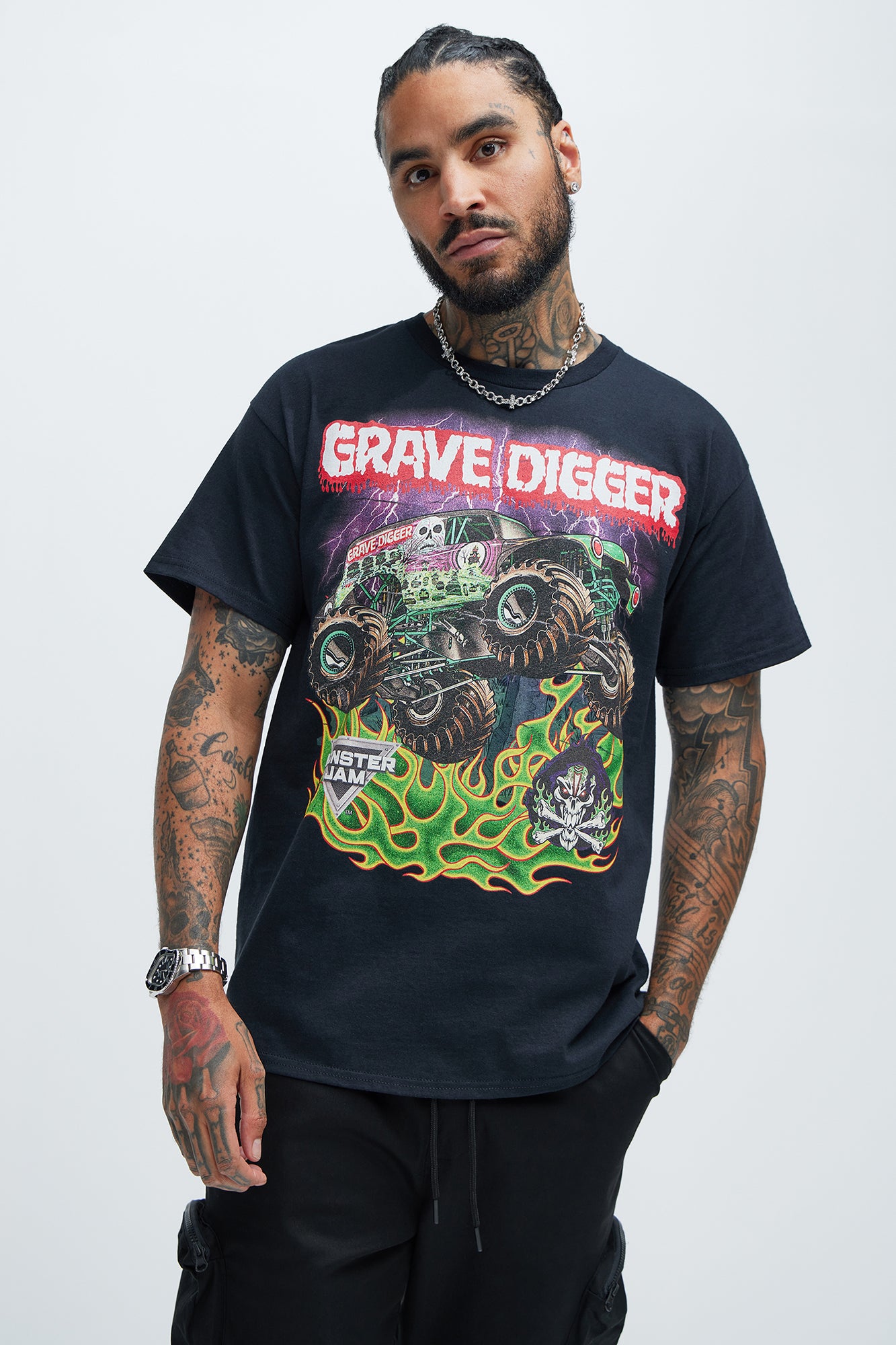 Crew Neck Short Sleeve Screen-Printed 100% Cotton T-Shirt