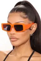 Square Frame Plastic Glasses - Available in Black, Tan, and Orange