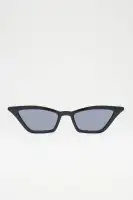 Black Cat Eye Plastic Frame(Black,OS)