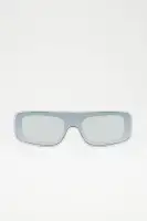 Multi-Color Plain Canvas Polyester Stretch Elastic Band Visor(Silver,OS)