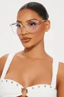 Cat Eye Plastic Frame Clear Lens Imported Eyeglasses(Clear,OS)