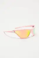 Silky Color Block Head Scarf(Pink,OS)