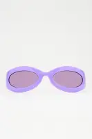 Purple Shield Frame Plastic Standard Lens(Purple,OS)