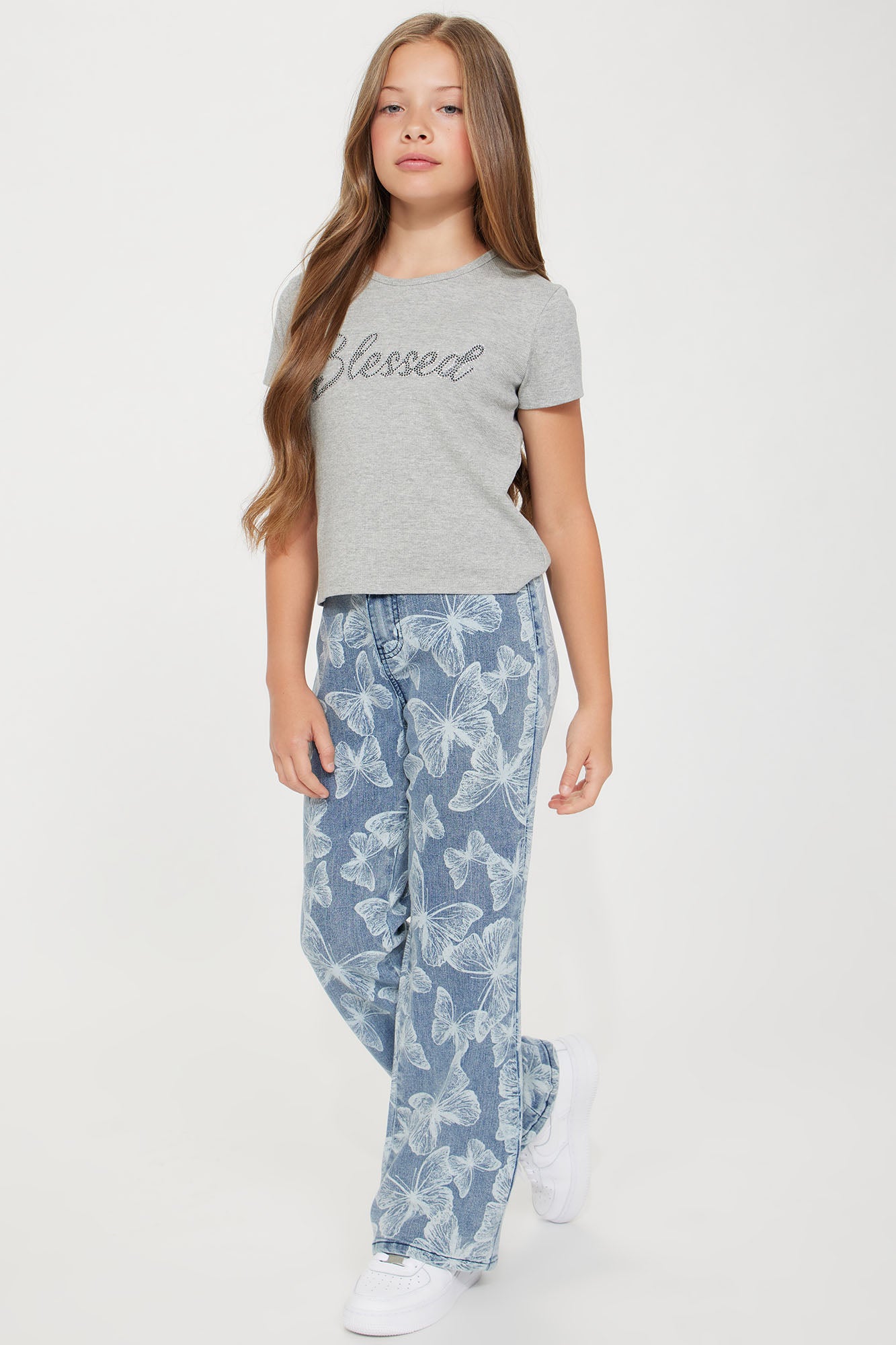 Smiley Face Graphic Short Sleeve Cotton Polyester Blend Short Set