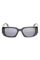 Black Square Plastic Frame(Black,OS)