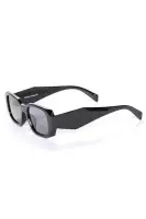 Black Square Plastic Frame(Black,OS)