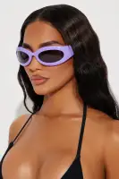 Purple Shield Frame Plastic Standard Lens