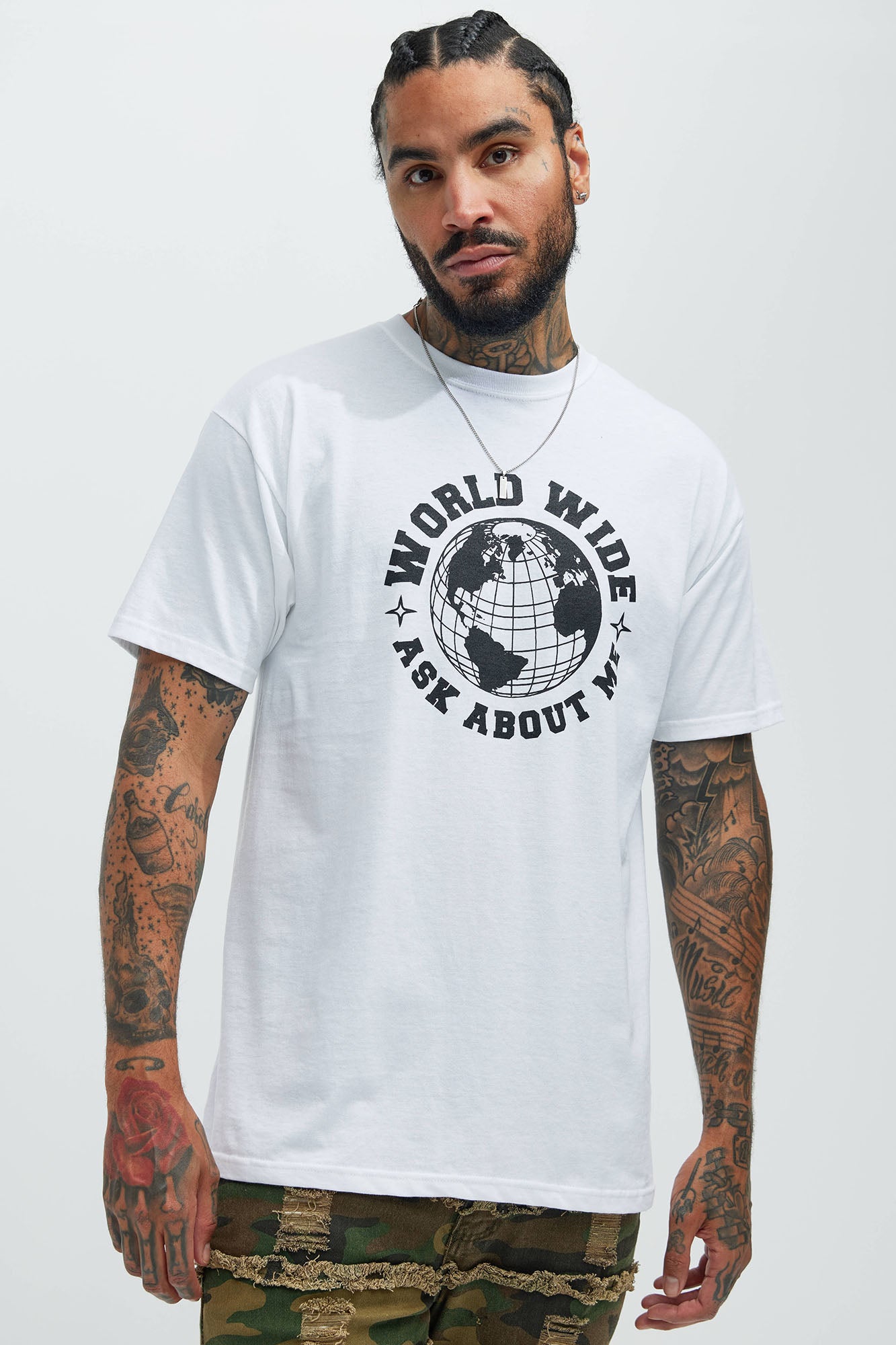 Crew Neck Short Sleeve Screen Printed 100% Cotton T-shirt