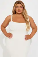Elegant Square Neck Sleeveless Sweater Midi Dress Set with Bolero - Ivory & Olive(Ivory,XS)
