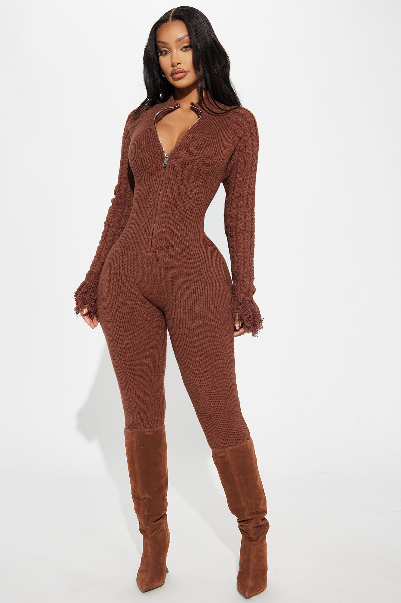 Chic Faux Leather Romper with Halter Neckline & Belted Waist