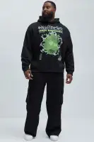 Crew Neck Long Sleeve Cotton-Polyester Blend Imported Sweater(Black,S)
