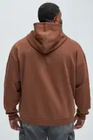Chocolate Hoodie Long Sleeve Screen Print Imported(Chocolate,S)