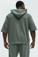 Black Art Studio NYC Hoodie with Screen Print Saturation Variation(Charcoal,S)