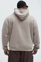 Sand Hoodie Long Sleeve Screen Print(Sand,S)