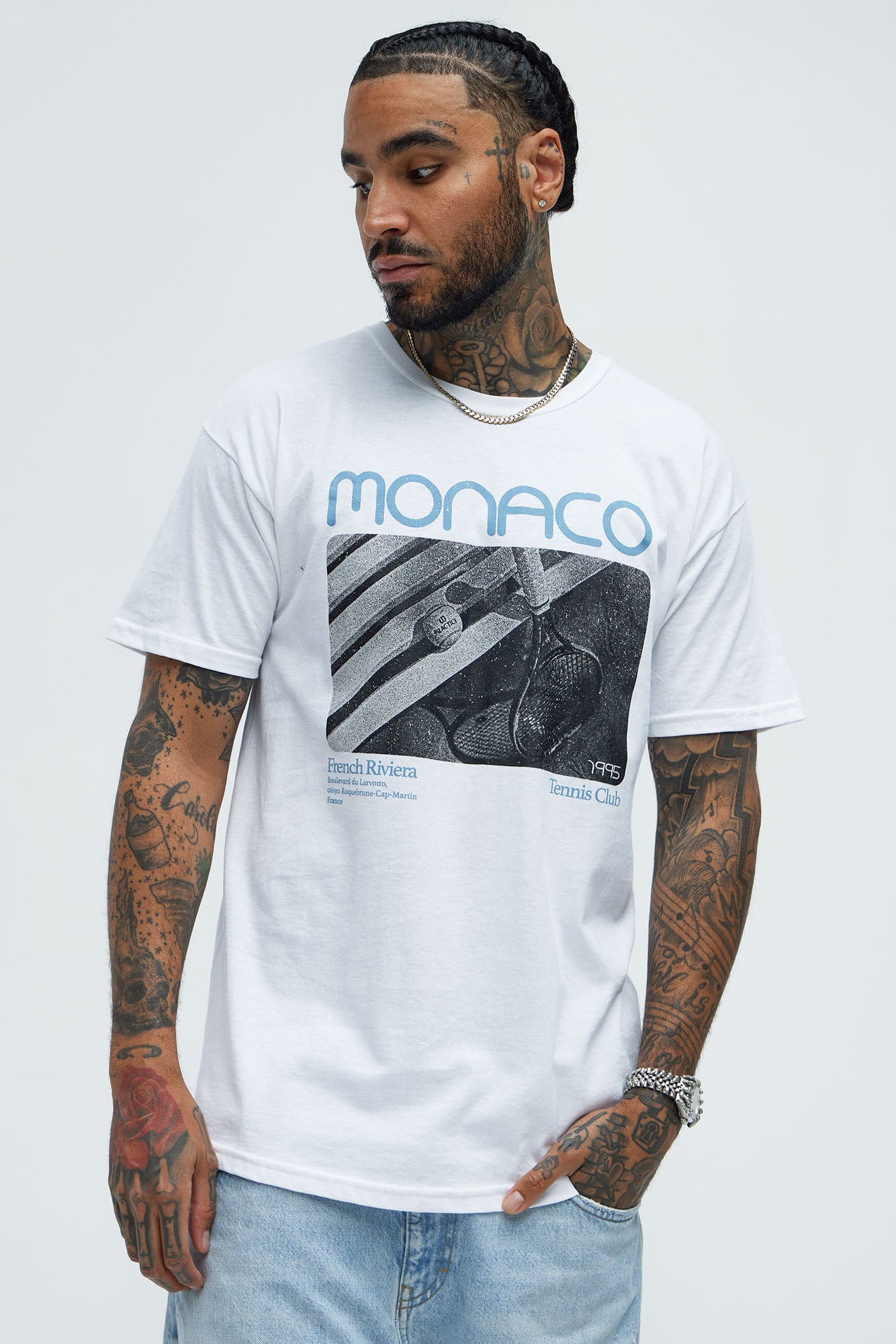 Crew Neck Short Sleeve Screen-Printed 100% Cotton T-Shirt
