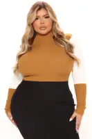 Stylish Black & Color Block Sweater Mini Dress - Long Sleeve Turtle Neck Stretch Dress (80% Viscose, 20% Polyester)(Black/combo,XS)