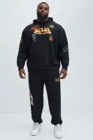 Cotton-Polyester Blend Long Sleeve Casual Comfort Hoodie(Black,S)