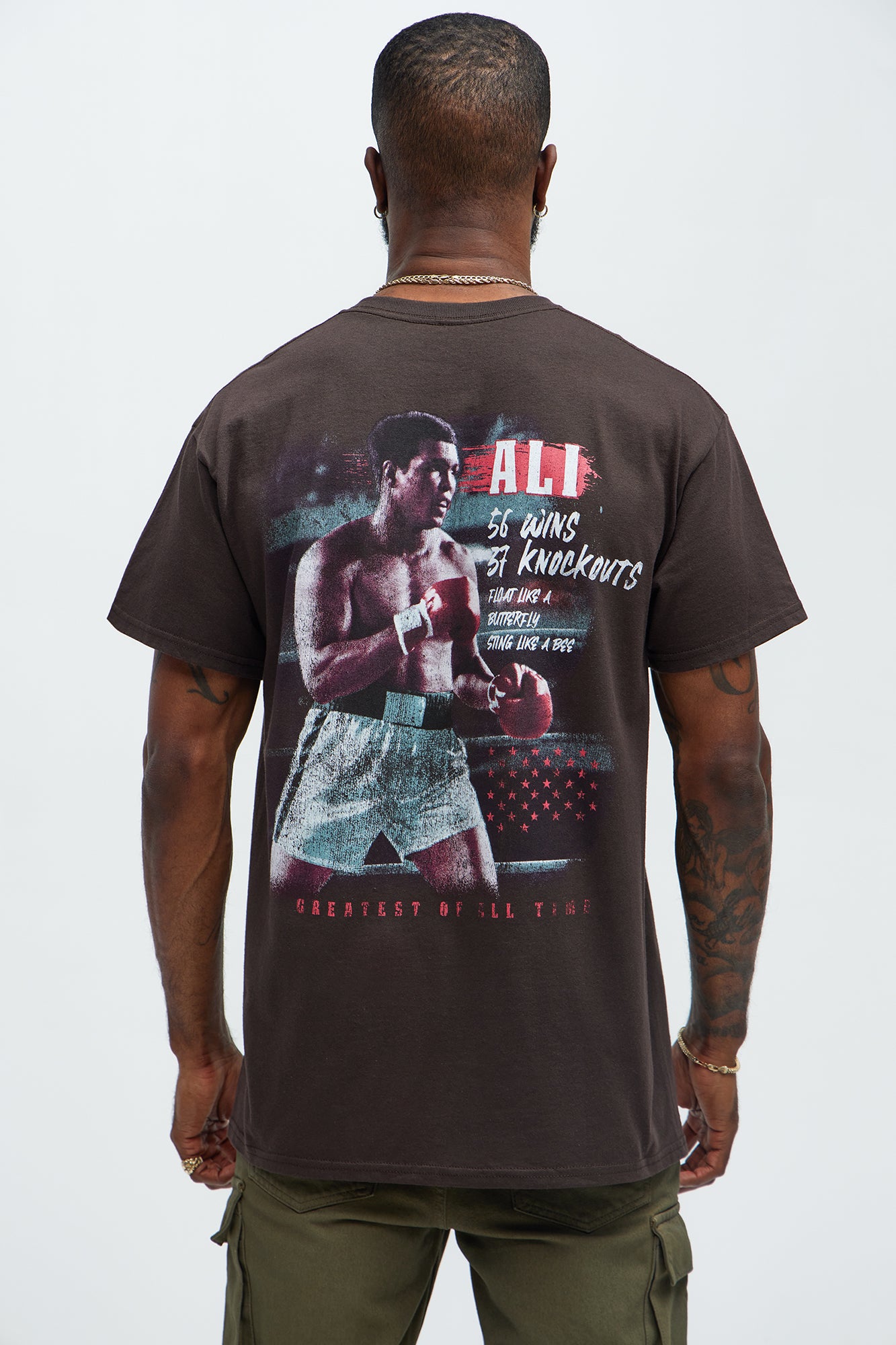 Crew Neck Short Sleeve Screen Print 100% Cotton T-shirt