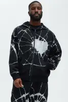 Available In Black... Hoodie Zip Closure Long Sleeve Side Hand Pockets 60% Cotton 40% Polyester Pair With "Tyson Web Of Lies Jogger" Disclaimer: Due To The Printing Process A Difference In Saturation May Occur... Each Garment Is Unique.Â Print Placement Will Vary... Imported(Black,S)