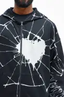 Available In Black... Hoodie Zip Closure Long Sleeve Side Hand Pockets 60% Cotton 40% Polyester Pair With "Tyson Web Of Lies Jogger" Disclaimer: Due To The Printing Process A Difference In Saturation May Occur... Each Garment Is Unique.Â Print Placement Will Vary... Imported(Black,S)