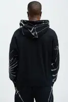 Available In Black... Hoodie Zip Closure Long Sleeve Side Hand Pockets 60% Cotton 40% Polyester Pair With "Tyson Web Of Lies Jogger" Disclaimer: Due To The Printing Process A Difference In Saturation May Occur... Each Garment Is Unique.Â Print Placement Will Vary... Imported(Black,S)