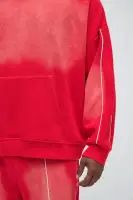 Dark Brown Panel Detail Drawstring Waist Casual Jumpsuit(Red,S)