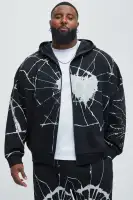 Available In Black... Hoodie Zip Closure Long Sleeve Side Hand Pockets 60% Cotton 40% Polyester Pair With "Tyson Web Of Lies Jogger" Disclaimer: Due To The Printing Process A Difference In Saturation May Occur... Each Garment Is Unique.Â Print Placement Will Vary... Imported(Black,S)