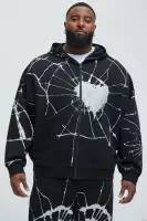 Available In Black... Hoodie Zip Closure Long Sleeve Side Hand Pockets 60% Cotton 40% Polyester Pair With "Tyson Web Of Lies Jogger" Disclaimer: Due To The Printing Process A Difference In Saturation May Occur... Each Garment Is Unique.Â Print Placement Will Vary... Imported(Black,S)
