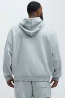 Cream Elastic Waistband Drawstring Screen Print Casual Jumpsuit(Grey/combo,S)