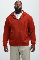 Available In Red... Hoodie Zip Closure Long Sleeve Side Hand Pockets 60% Cotton 40% Polyester Disclaimer: Rhinestone Placement Will Vary... Imported(Red,S)