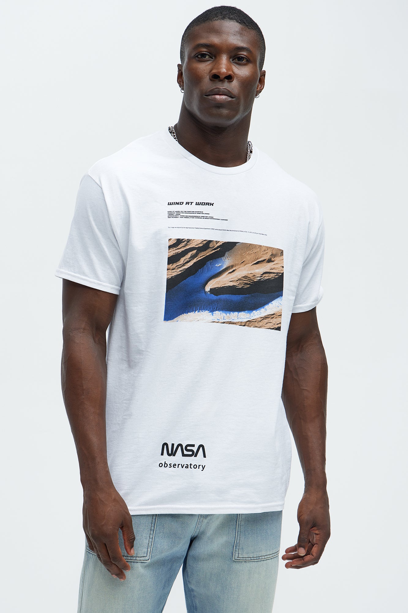 Crew Neck Short Sleeve Screen-Printed 100% Cotton T-Shirt