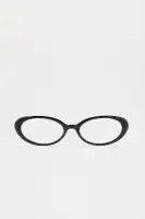 Blue Light Blocking Glasses with Plastic Frames in Black and Red(Black,OS)