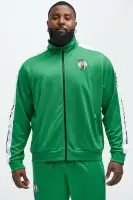 Mock Neck Front Zipper Kelly Green Track Jacket(Kelly Green,S)
