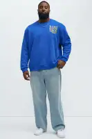 Navy Hooded Drawstring Long Sleeve Front Button Closure Casual Jacket(Royal,S)