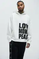 Grey Front Zip Closure Long Sleeve Zipper Details Hoodie